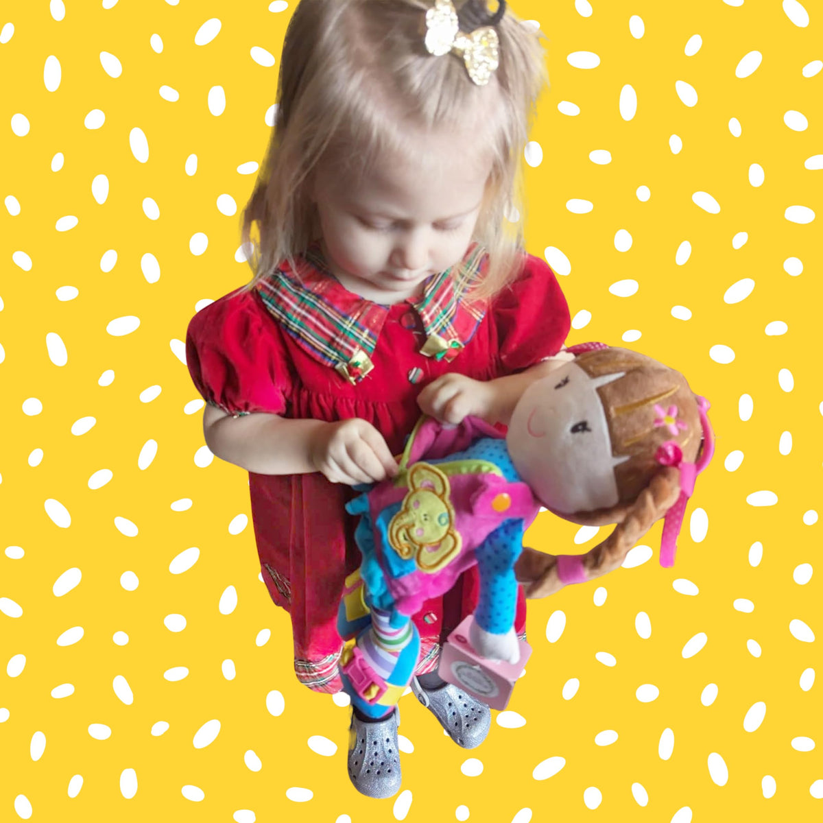 June Garden Dressy Friends Belle snapping features engage quick tasks