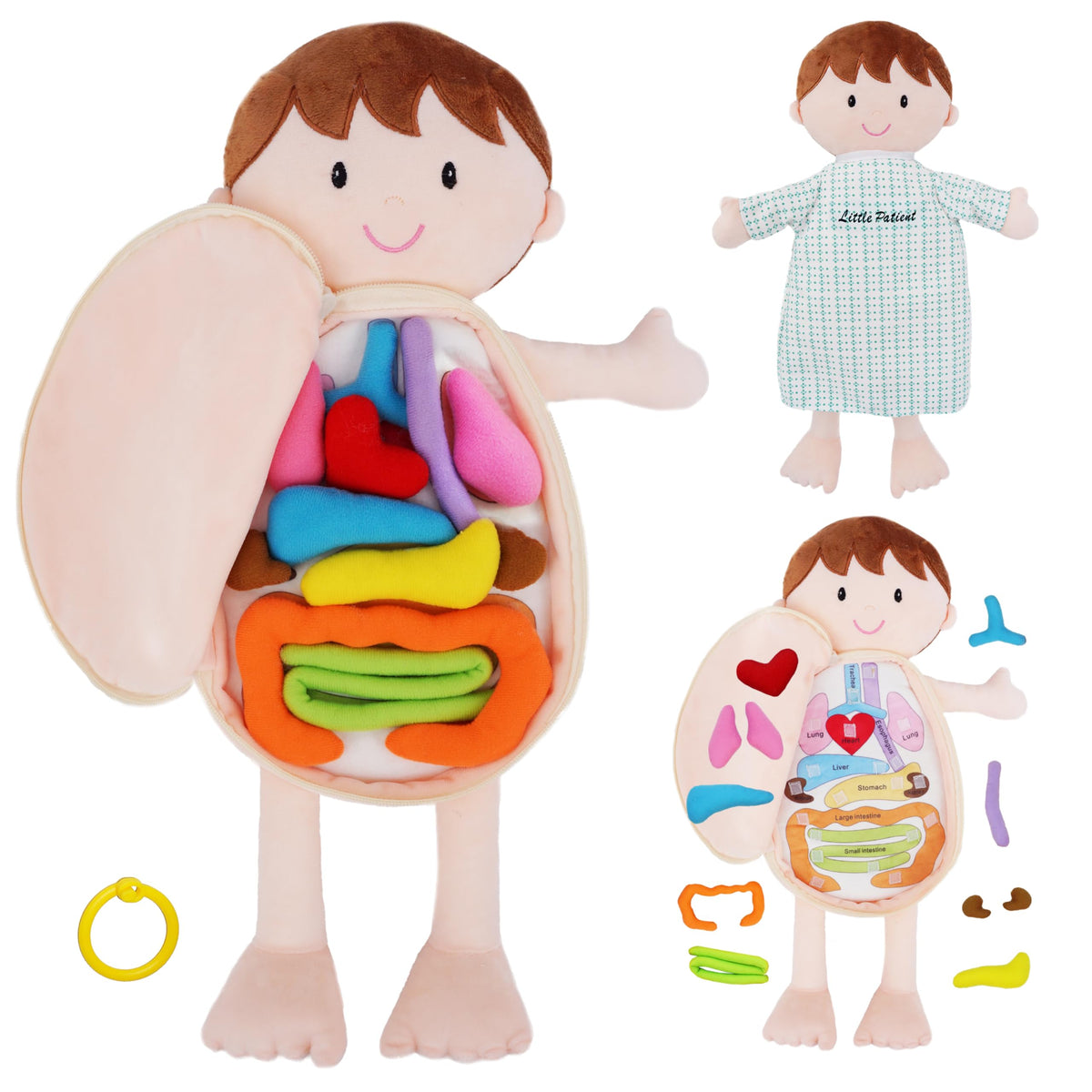 June Garden Little Patient Lucas doll in packaging, inviting early science exploration.
