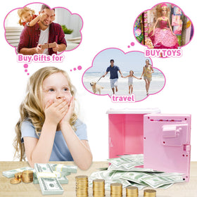 JUNEU cat piggy bank password protection and reset