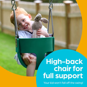 Jungle Gym Kingdom fully assembled design saves setup time in your yard.