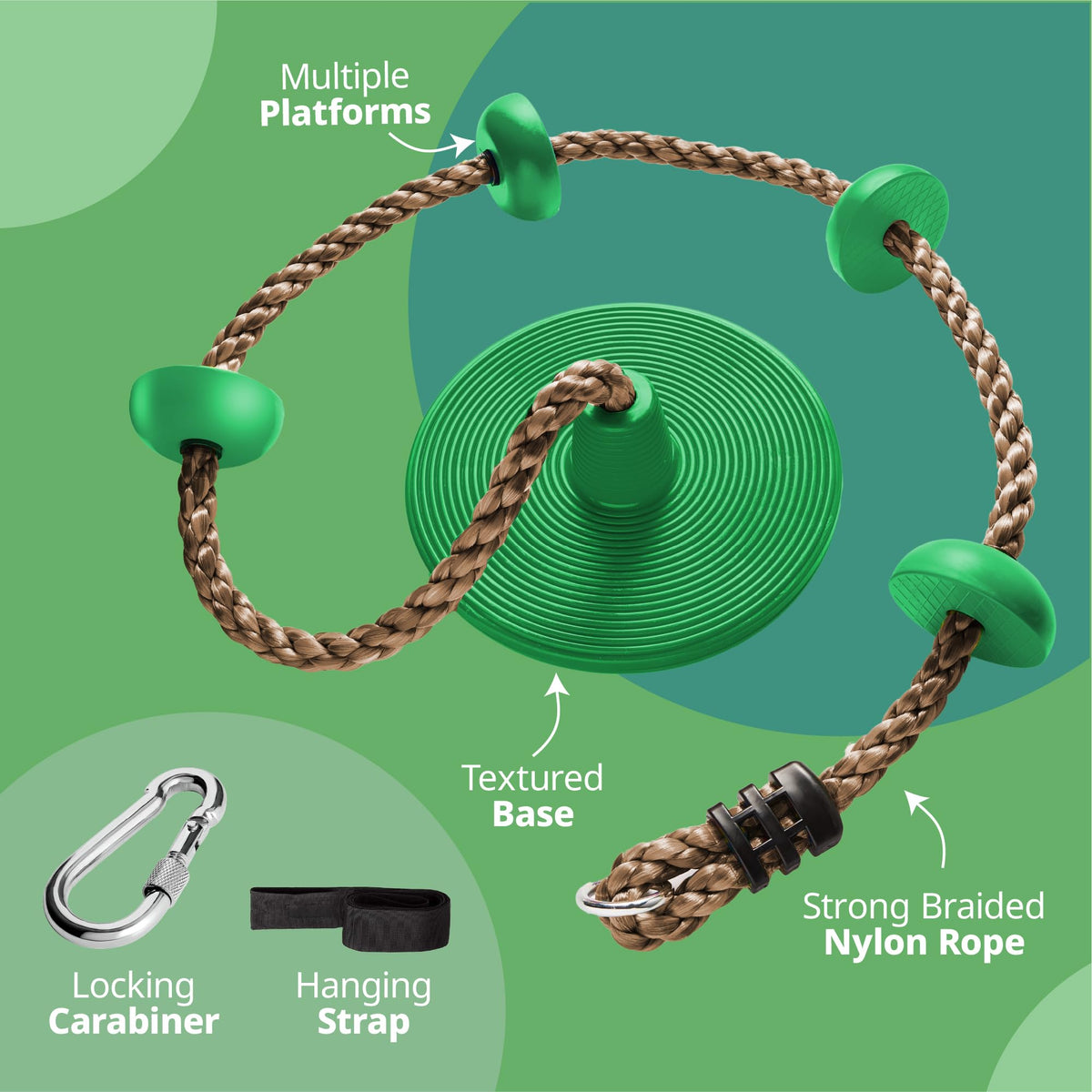 Jungle Gym Kingdom green treehouse style playground accessory
