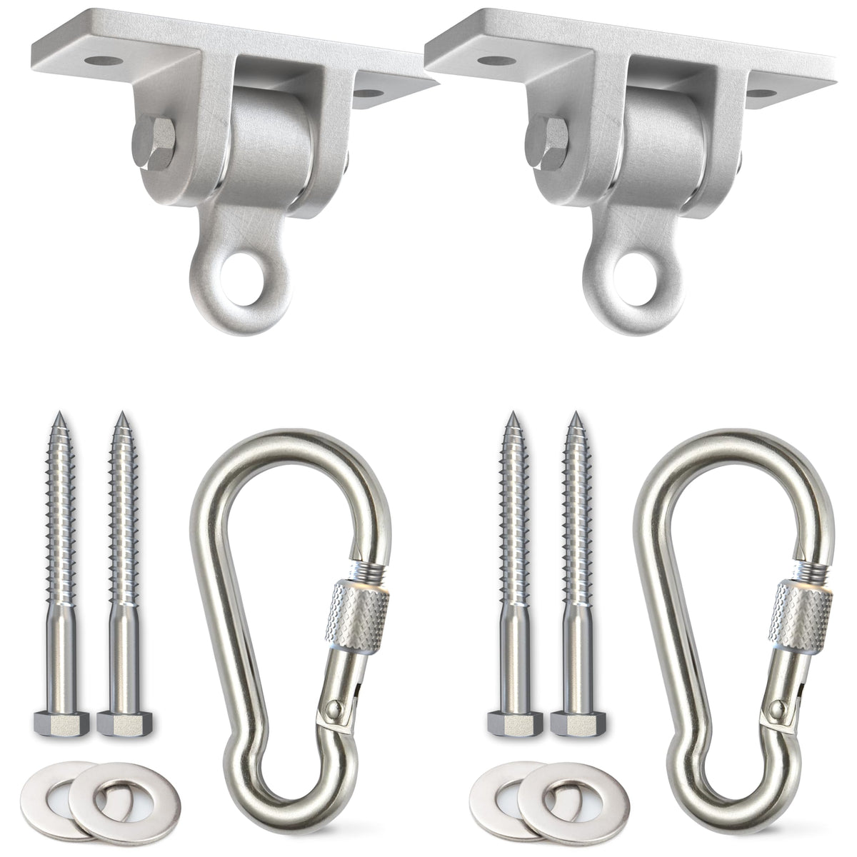 Jungle Gym Kingdom heavy-duty bracket for porch swings provides solid support.