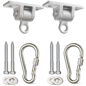 Jungle Gym Kingdom heavy-duty bracket for porch swings provides solid support.