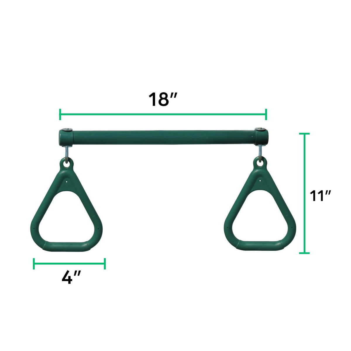 Jungle Gym Kingdom monkey bars attachment expands playground options.