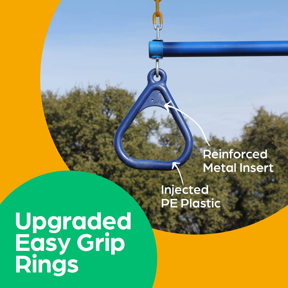 Jungle Gym Kingdom outdoor play equipment enhances backyard versatility.
