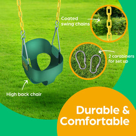 Jungle Gym Kingdom pinch-free handholds for easy gripping during play.