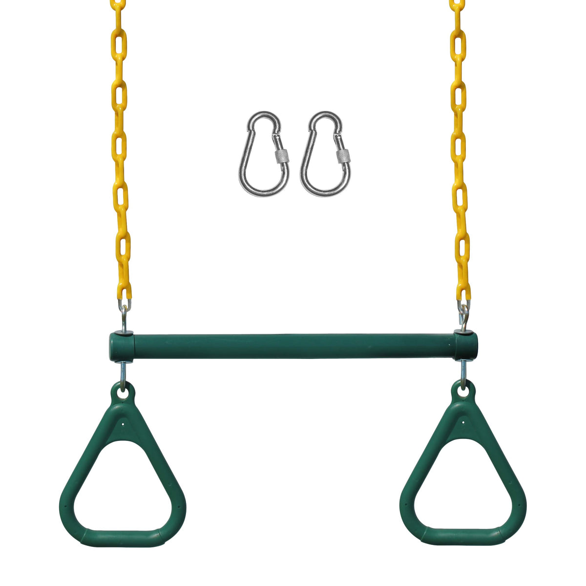 Jungle Gym Kingdom trapeze bar 18-inch provides a secure grip for active play.