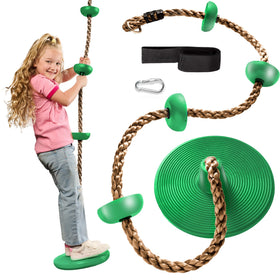 Jungle Gym Kingdom tree swing with disc seat for outdoor play