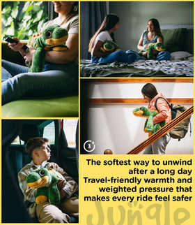 Jungle Hush ultra-soft fabric emphasizes snuggle-worthy, unscented feel