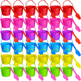 Junkin 36-piece beach sand buckets for castle-building on sunny days
