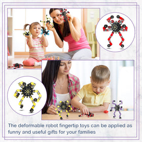 Junkin fidget toy classroom prize set with colorful 6-link chains for rewards