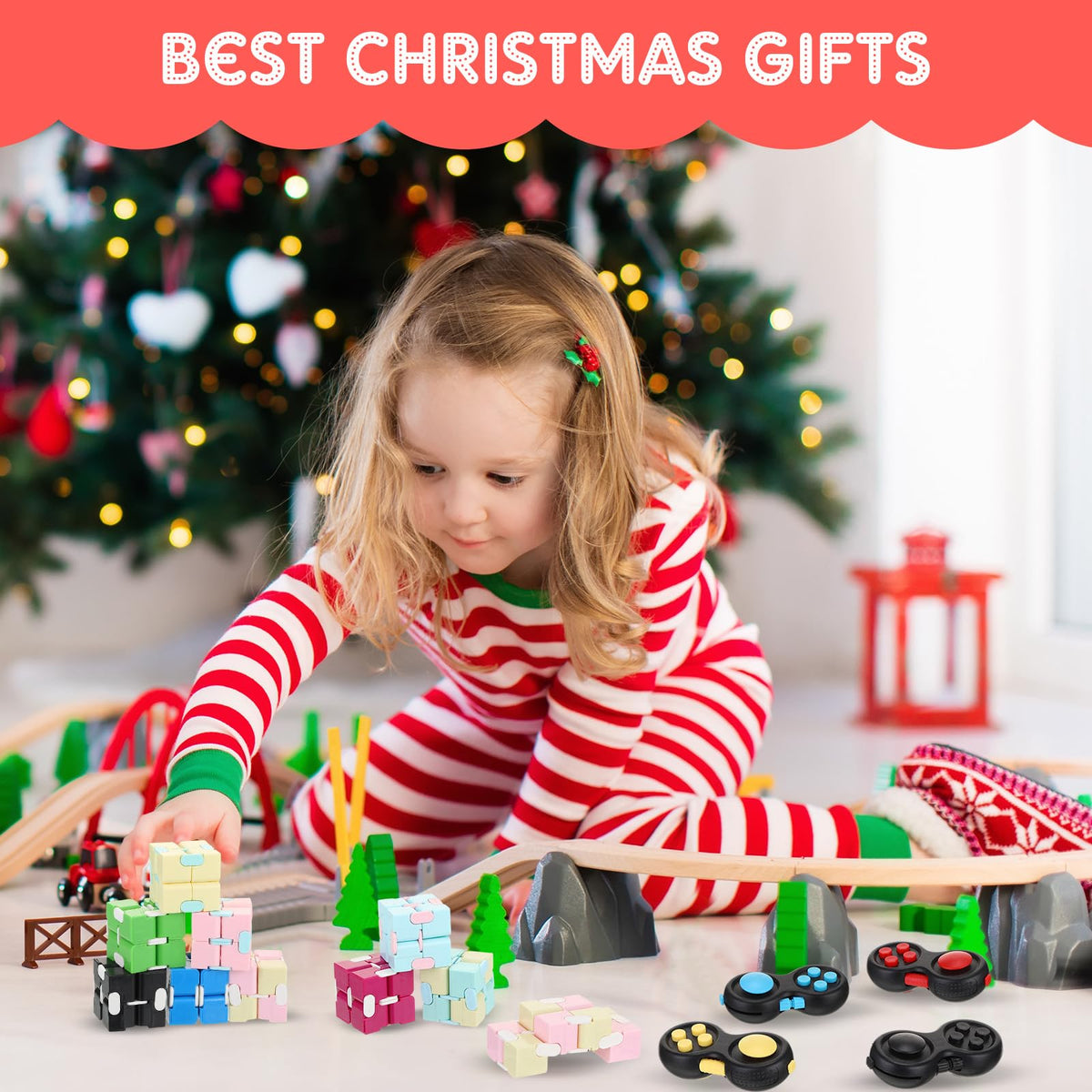 Junkin gift-pack fidget toys, perfect stocking stuffers and party favors