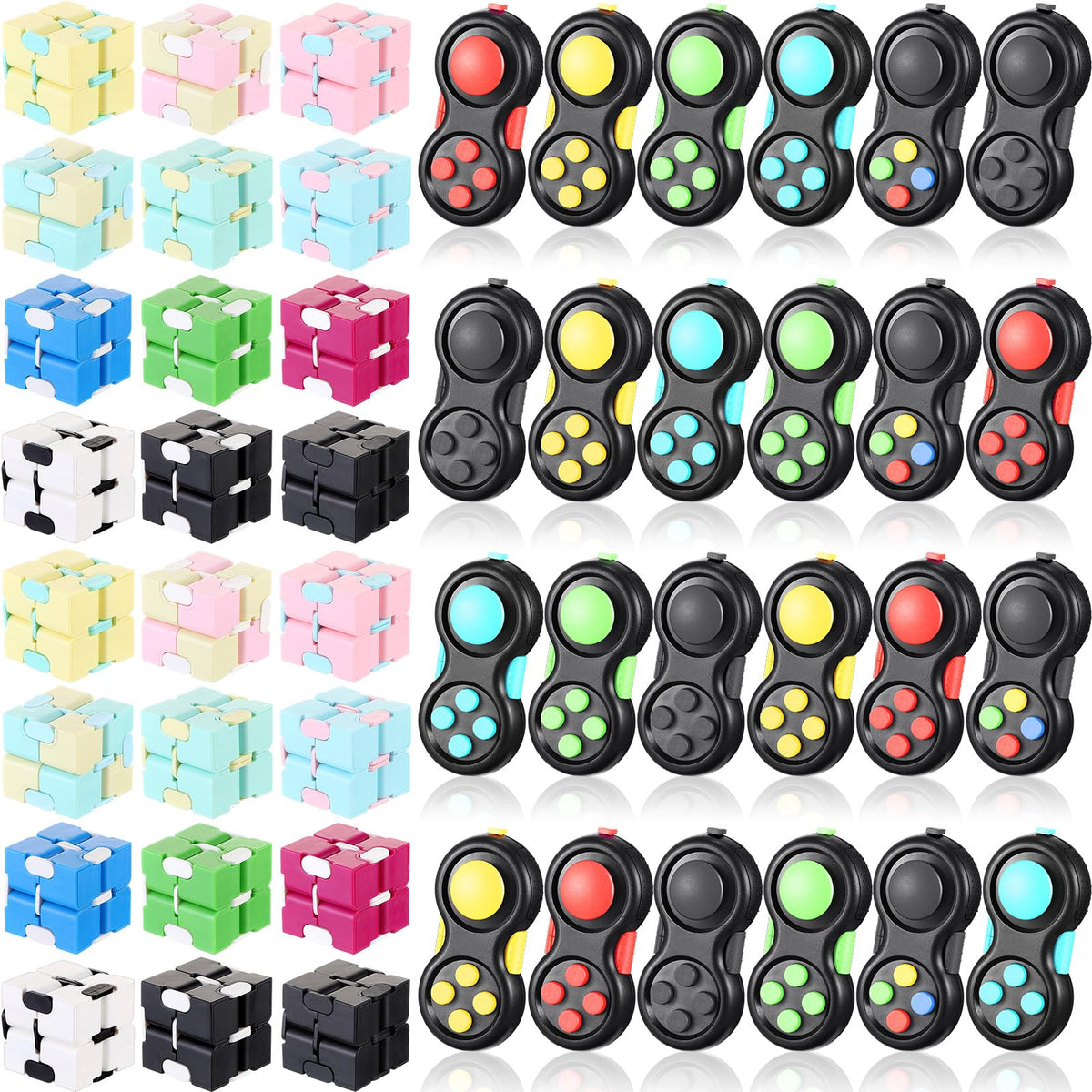 Junkin stress-relief controller for tactile focus and calm concentration