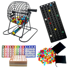 JUNWRROW deluxe bingo cage for reliable gameplay in large groups.