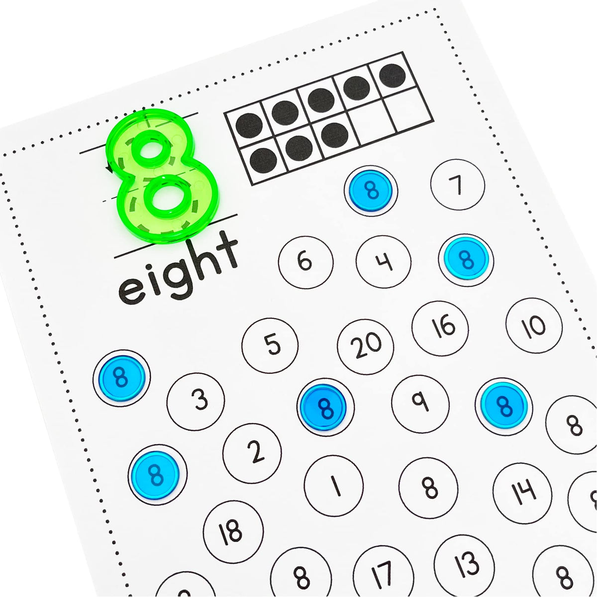 JUNWRROW counting and sorting game set supporting family game night and education.