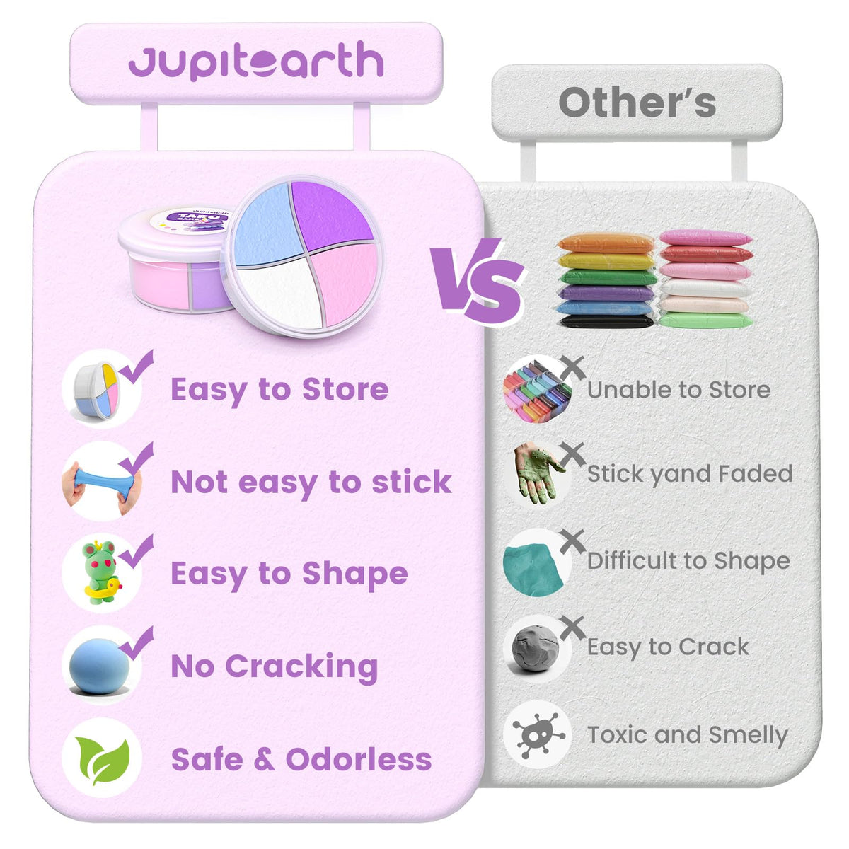 Jupiterarth 12 color compartments inspire diverse dessert designs.