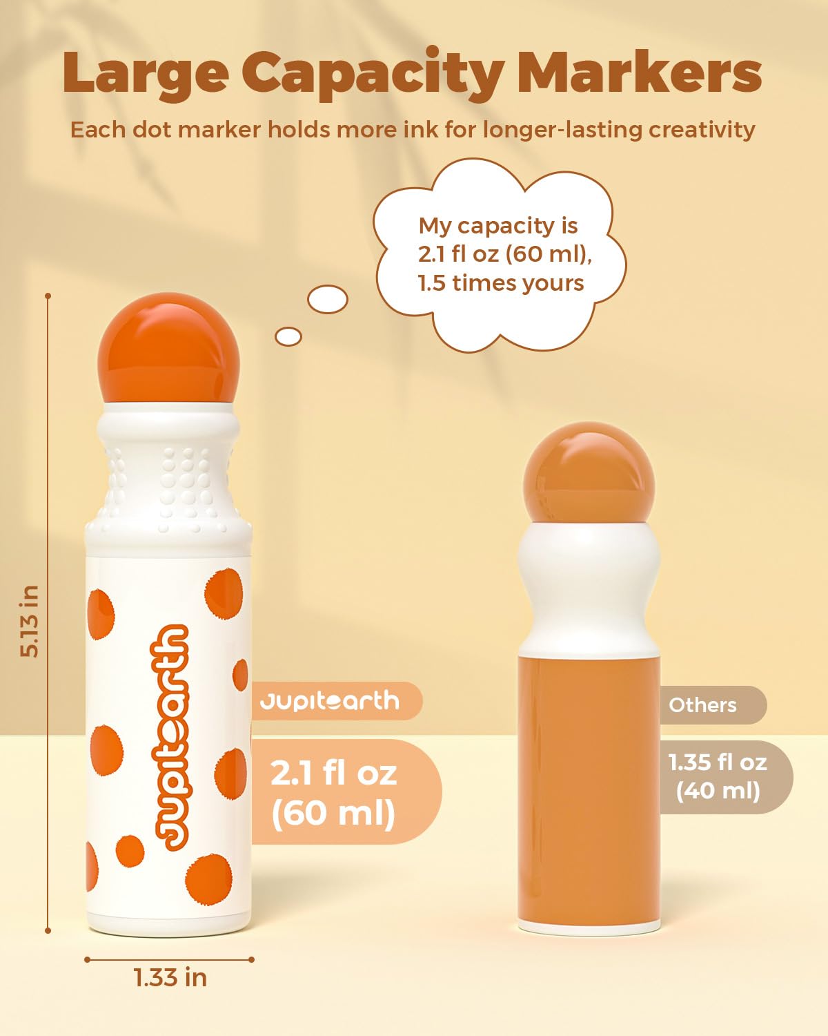 JUPITEARTH dot marker with chunky grip for small hands