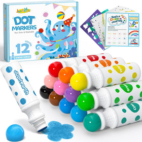 JUPITEARTH dot markers packaging showing deluxe set for easy storage