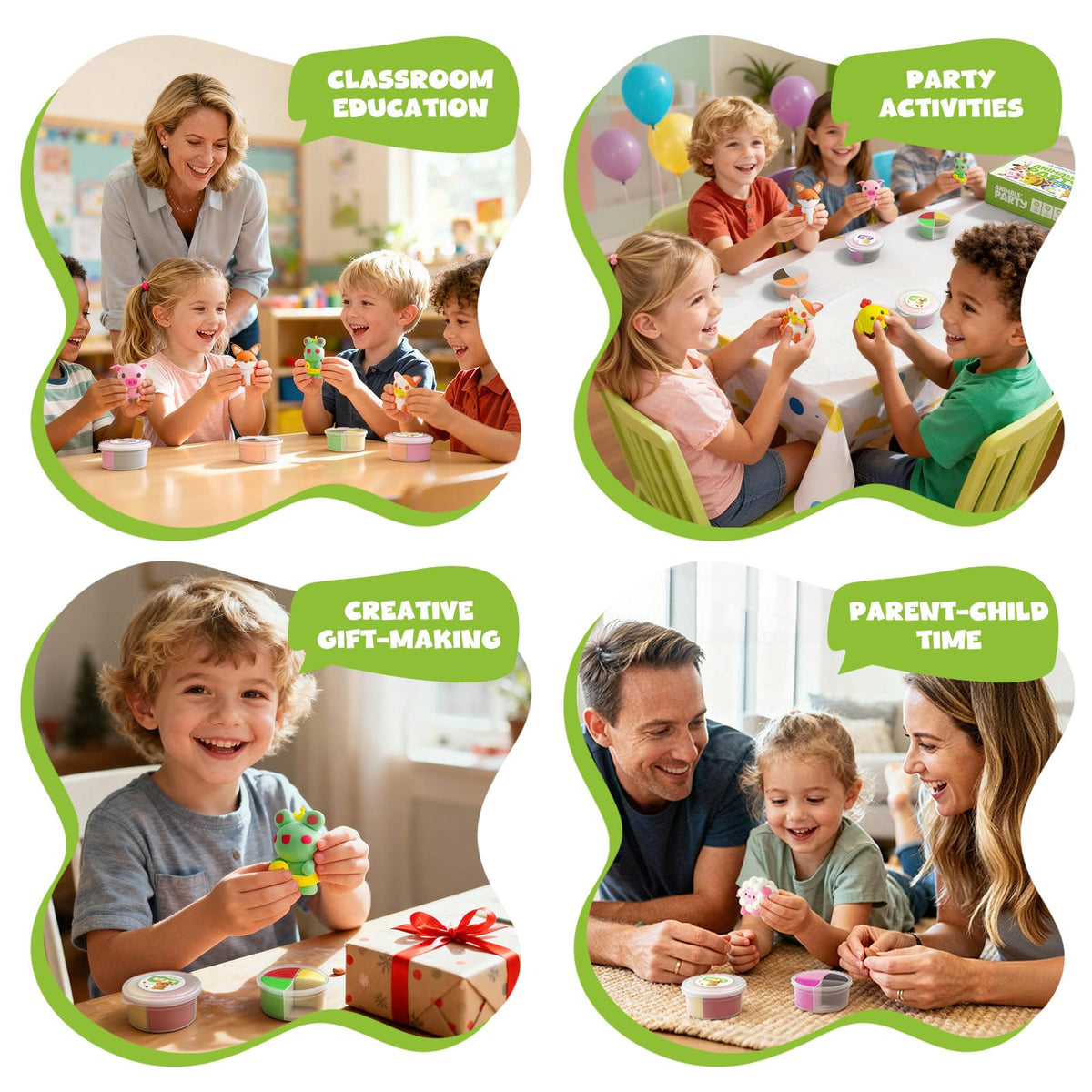 JUPITEARTH easy air-dry clay perfect for playdates and home projects