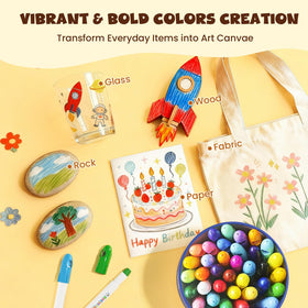 JUPITEARTH kid-friendly twistable grip minimizes breakage during use.
