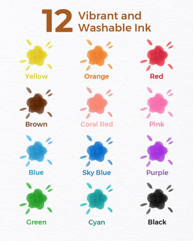 JUPITEARTH non-toxic ink emphasizes child-friendly art