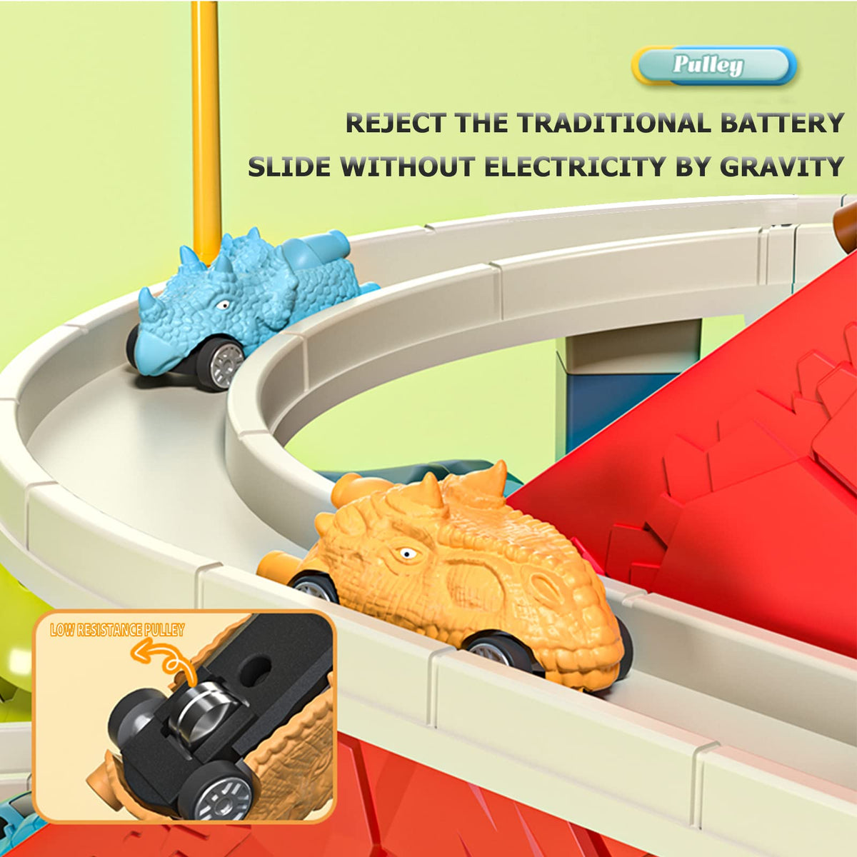 Juqic viaduct and bridge section encourages spatial play and storytelling on the track.