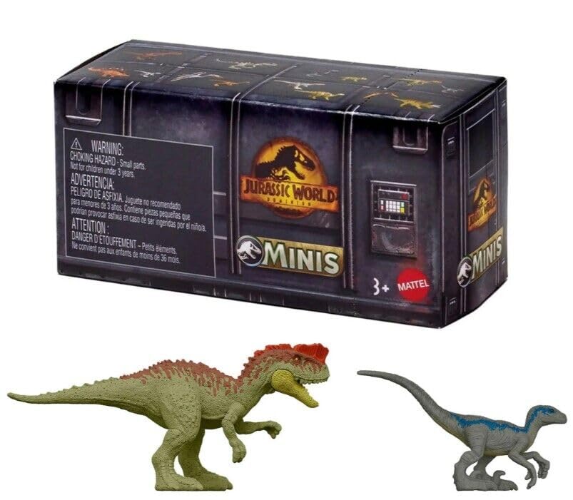 Jurassic World Dominion Minis large and small dinos for on-the-go adventures
