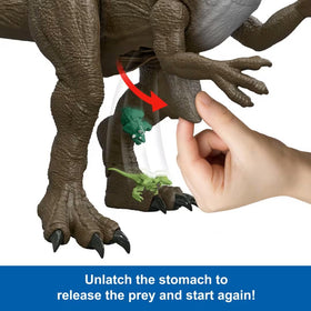 Jurassic World Mini Velociraptor and Triceratops provide instant action companions