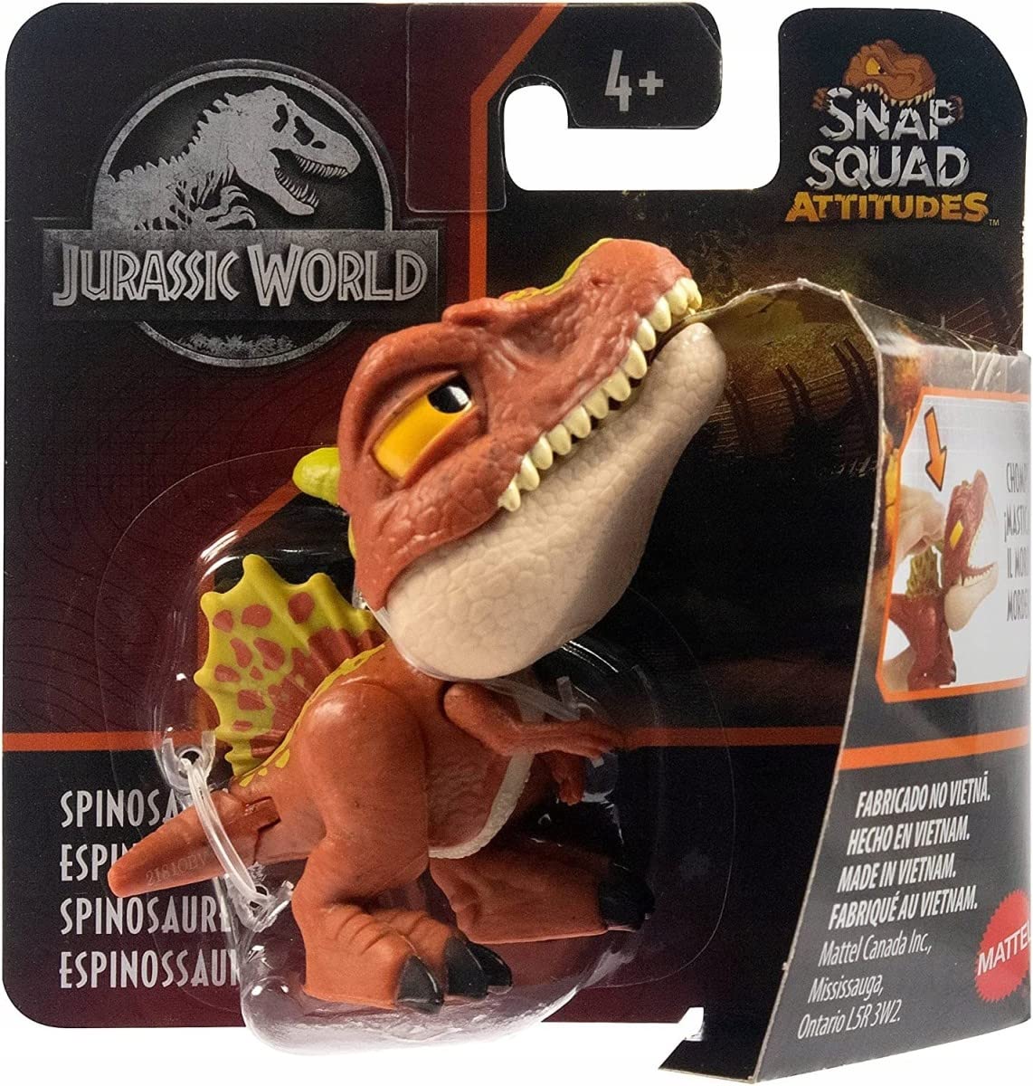 Jurassic World Snap Squad pack-shot image showcases the full attitudes set