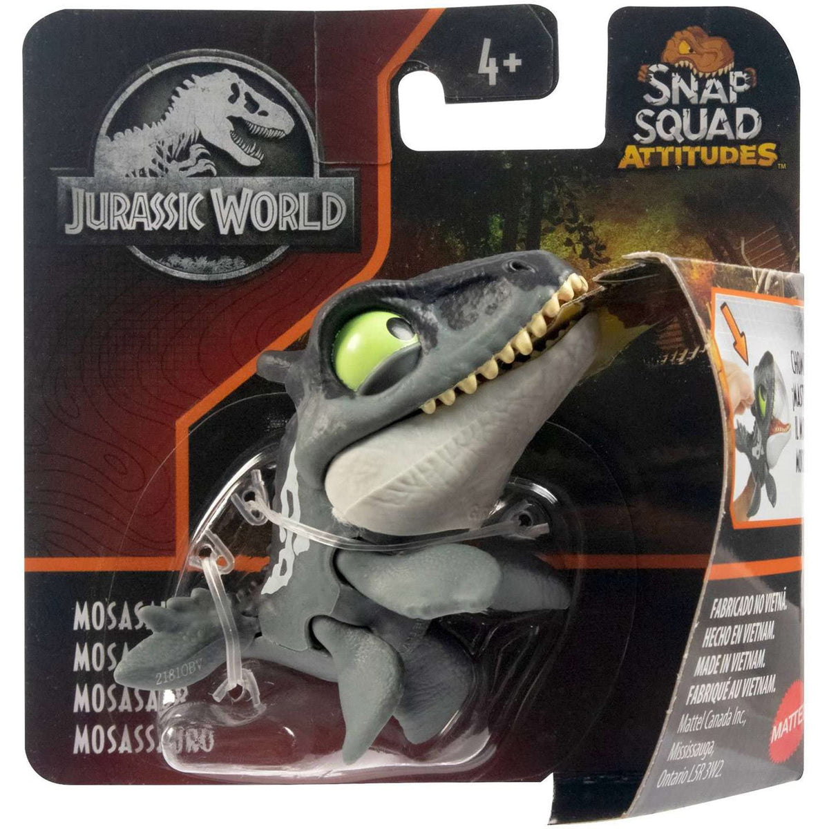 Jurassic World Snap Squad Spinosaurus figure ideal for action-packed pretend adventures