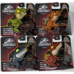 Jurassic World Snap Squad Tyrannosaurus Rex figure for dynamic play and shelf display