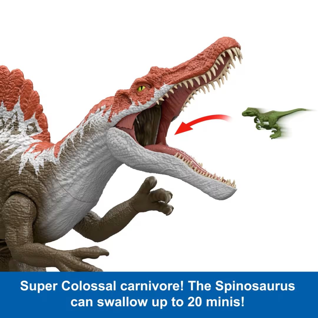 Jurassic World Spinosaurus detailed-sculpt adds authentic textures and cinematic appeal