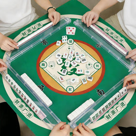 Integrated pushers design enables smooth tile sliding during play.