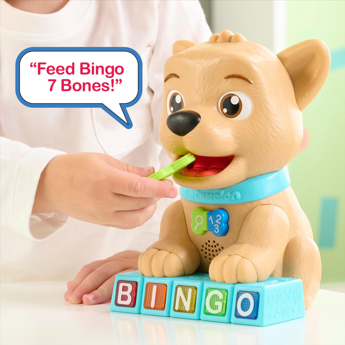 Just Play CoComelon Bingo hatch storage for easy cleanup after play.