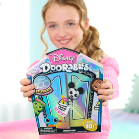 Just Play Disney Doorables Series 10 metallic chase figures add rare sparkle to any shelf.
