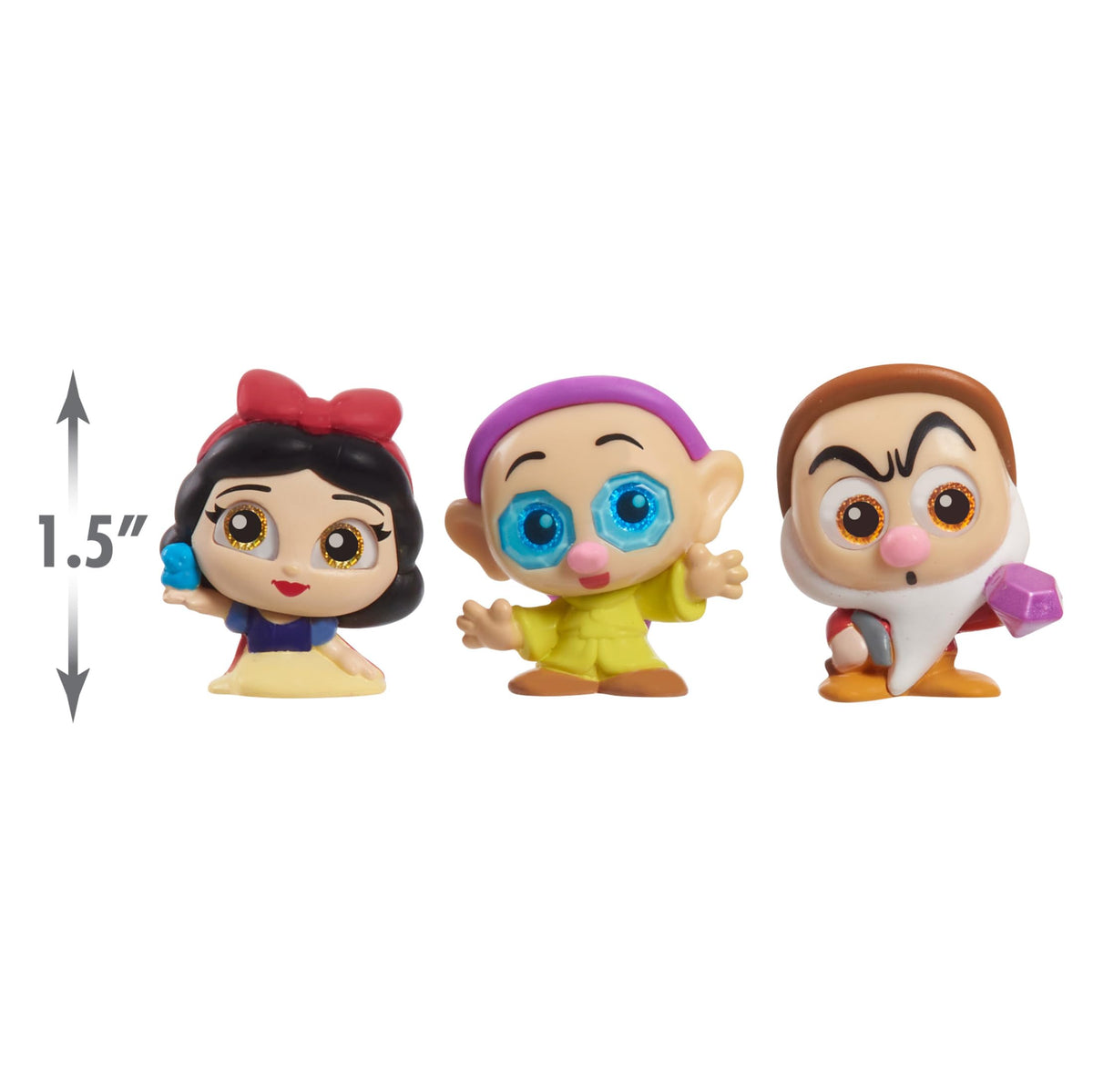 Happy figure from Snow White collection with glitter eyes for collectors
