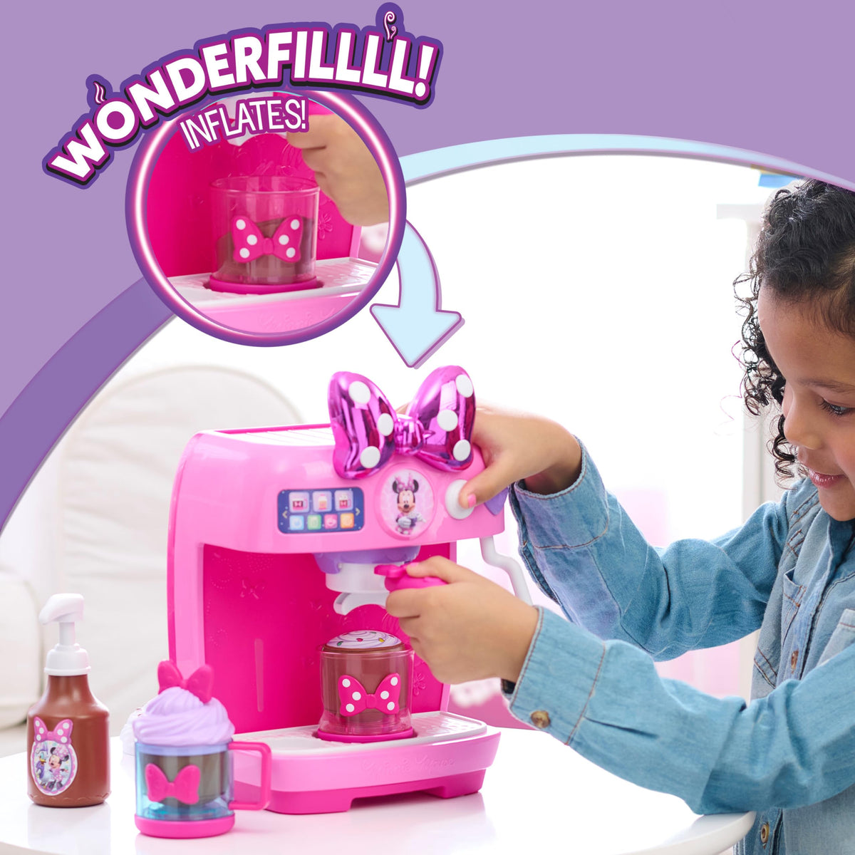 Tamper tool fuels inflating and deflating cups during play