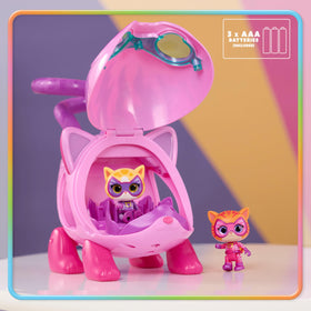 Just Play includes batteries to power lights and sounds.