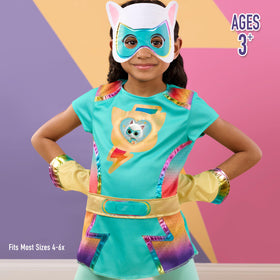 Bitsy mask from Disney Jr SuperKitties for pretend adventures