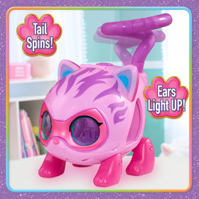 Sparks figure joins Ginny in the cockpit for adventures.