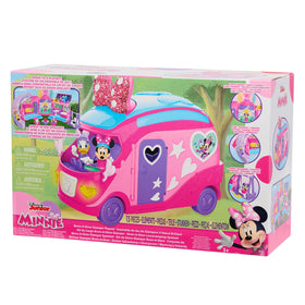 Fully opened glamper reveals a spacious 29-inch wide play area for group play
