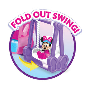 Light-up bow and Minnie phrases activated for interactive play