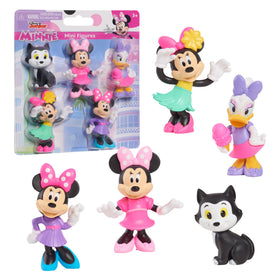 Just Play Disney Junior Minnie Mouse classic Minnie figure for imaginative play.