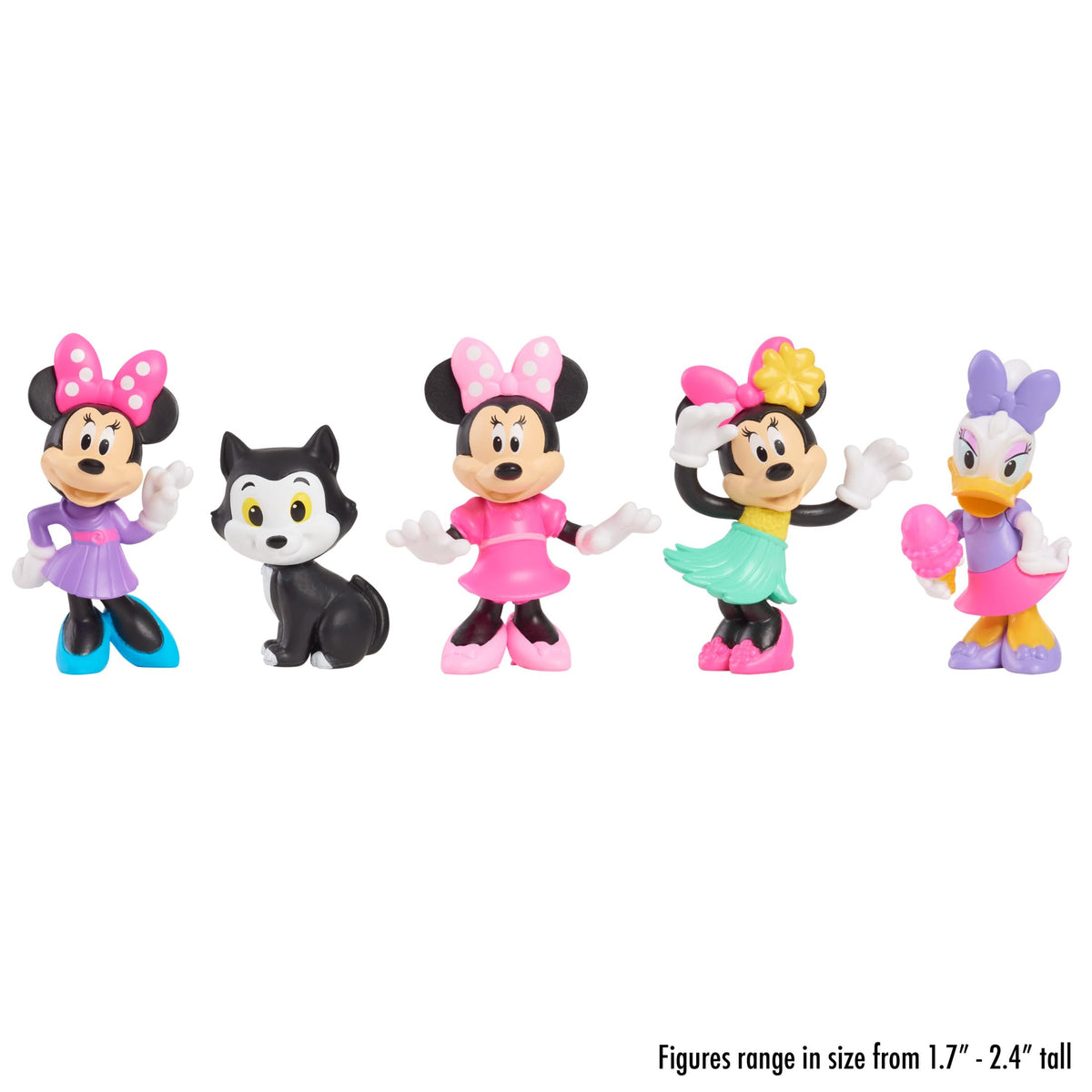 Just Play Disney Junior Daisy Duck with ice cream mini figure for sweet pretend play.