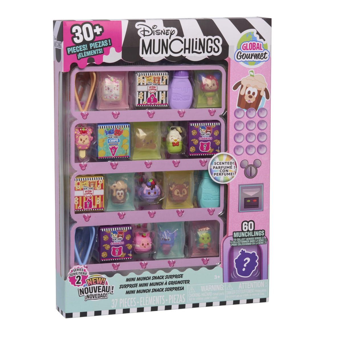 Just Play Disney Munchlings Mini Munch Snack Surprise box for imaginative unboxing