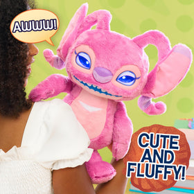 Just Play Disney Stitch Angel Many Moods soft plush for cuddly hugs