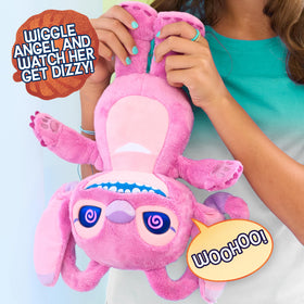 Just Play Disney Stitch Angel Many Moods yawns during gentle rocking