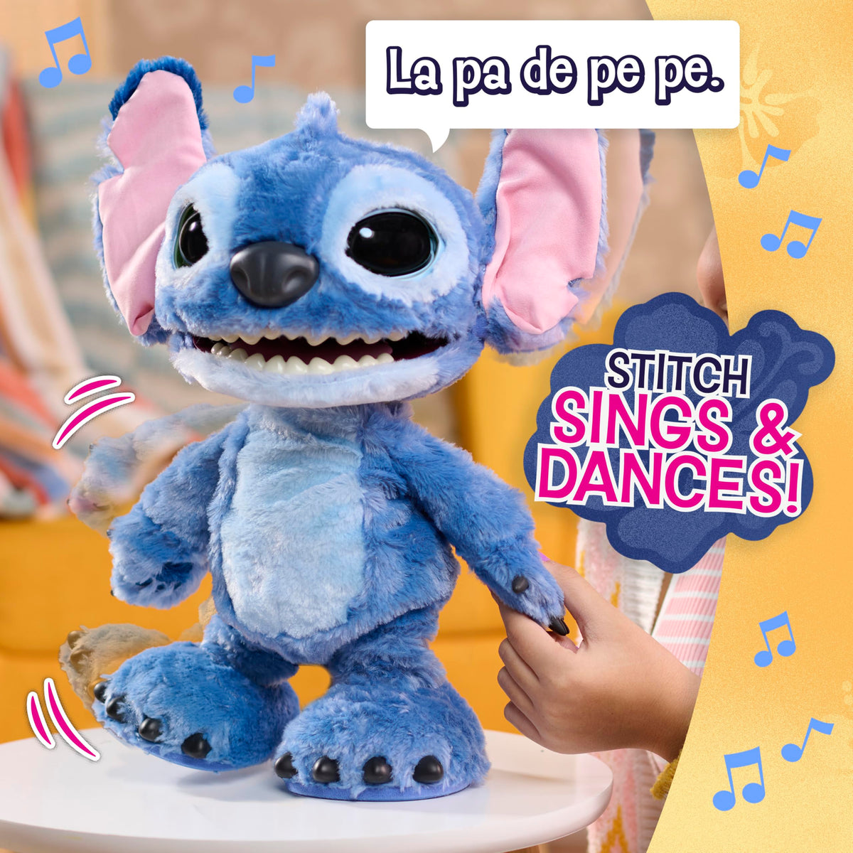 Ohana activation on Stitch plush highlighting family moments
