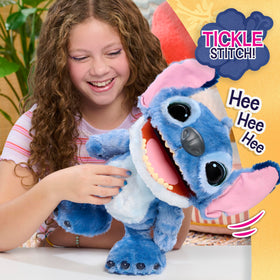 Stitch tantrum moment with feisty gestures and gibberish
