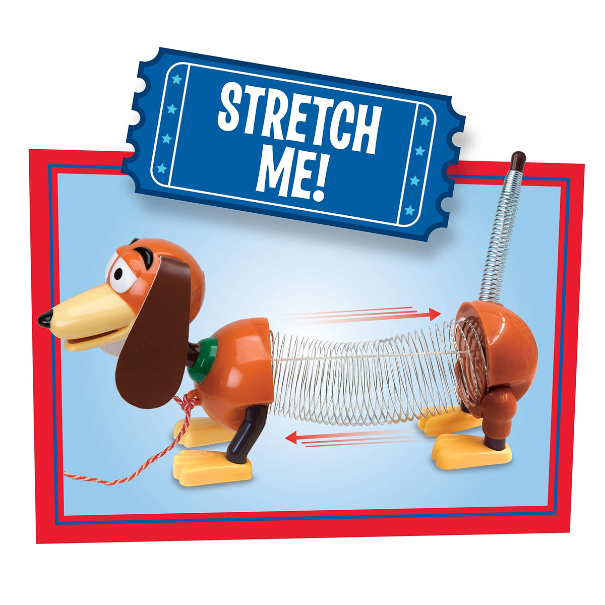 Just Play Slinky Dog leash toy helps toddlers pull and explore movement.